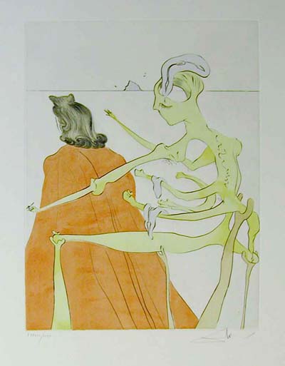 Salvador Dali - After 50 Years of Surrealism - The Divine Back of Gala