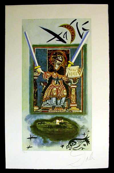 Salvador Dali - Lyle Stuart Tarot Cards - Two of Swords