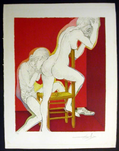 Salvador Dali - Marquis de Sade - Without Hope