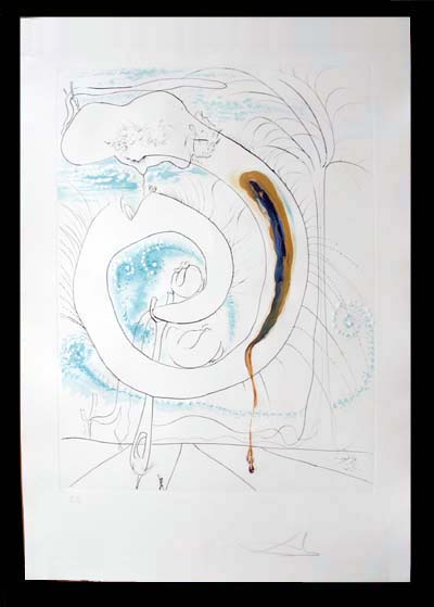 Salvador Dali - The Conquest of the Cosmos I - The Visceral Circle of theCosmos