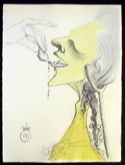 Salvador Dali - Dali Illustre Casanova - Bird on Tongue