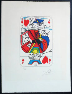 Salvador Dali - Playing Cards - Playing Cards Hearts - Jack of Hearts