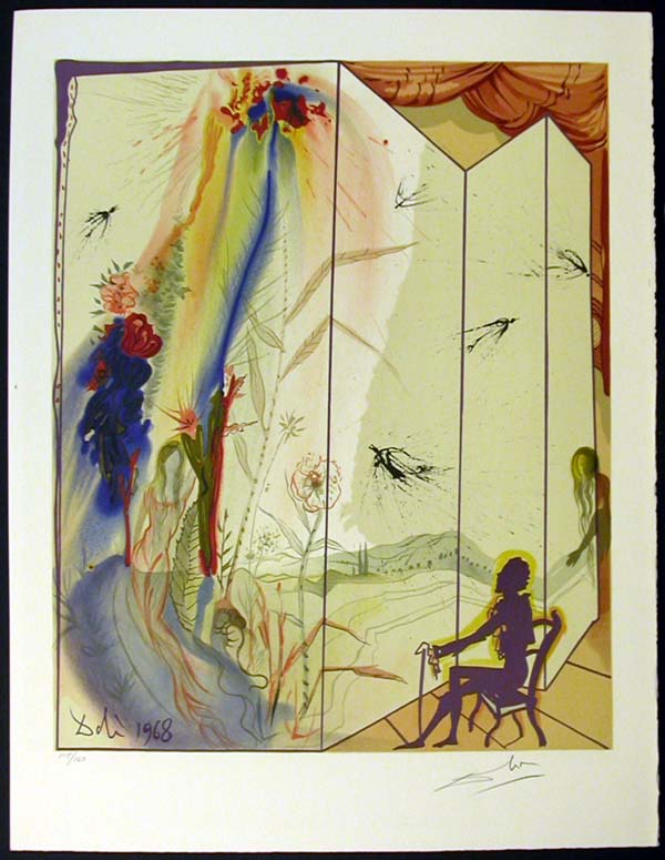 Salvador Dali - Marquis de Sade - Allegory: "Cecile's Chastity"