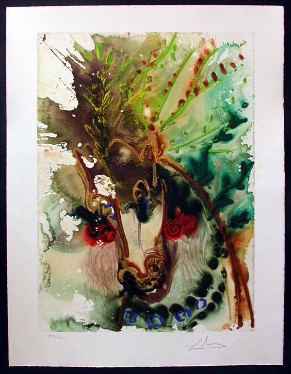 Salvador Dali - Dalinean Horses - Bucephale