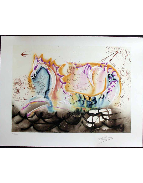 Salvador Dali - Dalinean Horses - Le Cheval Marin