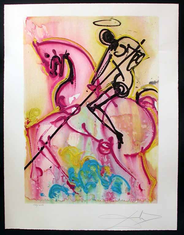 Salvador Dali - Dalinean Horses - St. George