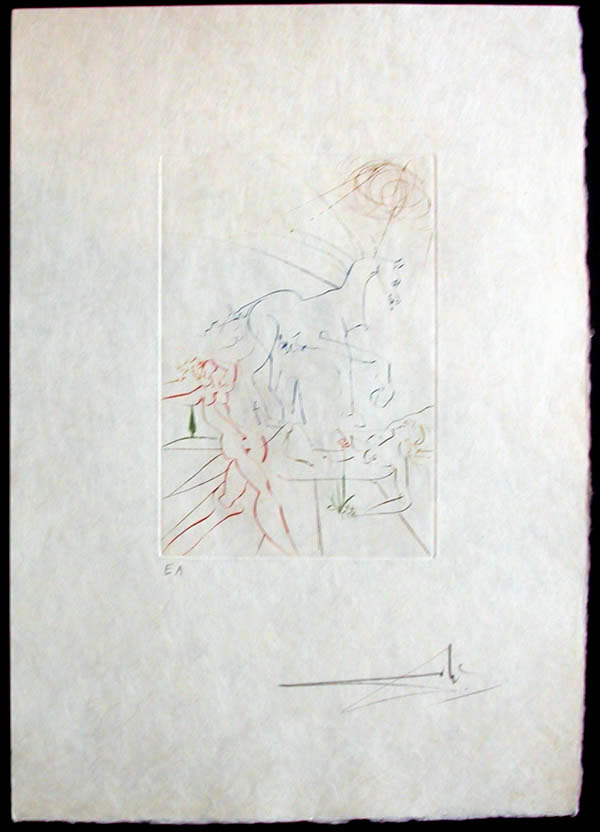 Salvador Dali - Femmes et Chevaux - La Parade