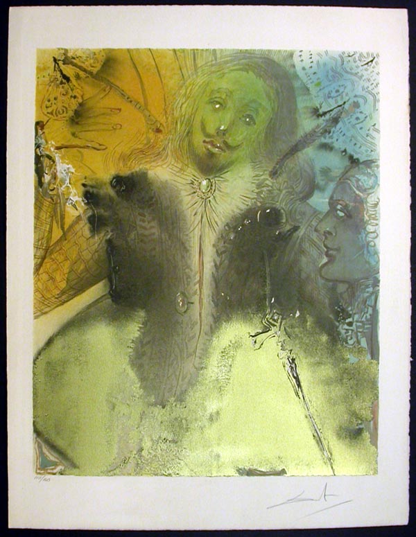 Salvador Dali - Marquis de Sade - Damis' Delema