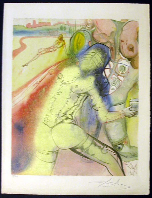 Salvador Dali - Marquis de Sade - The Death of Clorinda