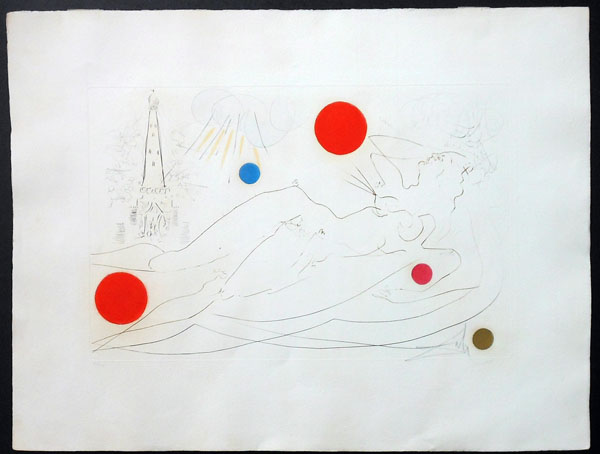 Salvador Dali - Visions of Chicago - Water Tower