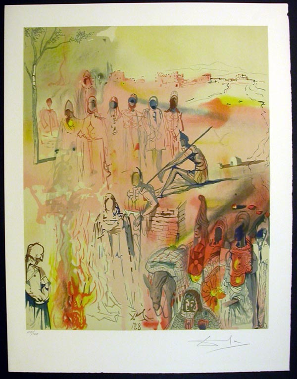 Salvador Dali - Marquis de Sade - Tancred's Oath