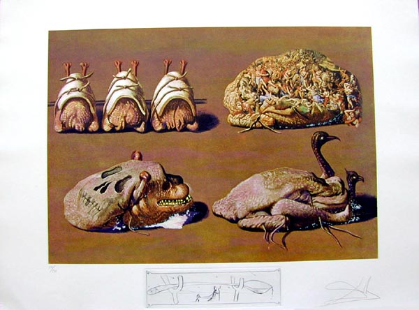 Salvador Dali - Les Diners de Gala - Princely Plier Caprices