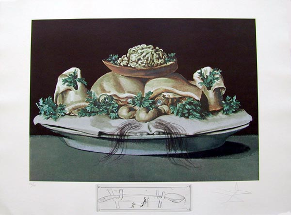 Salvador Dali - Les Diners de Gala - Supremes of Lilliputian Malaises