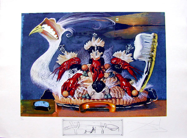 Salvador Dali - Les Diners de Gala - Soft Watches Half Asleep