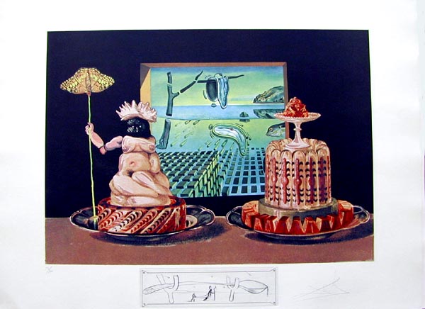 Salvador Dali - Les Diners de Gala - The 'I Eat Gala's'