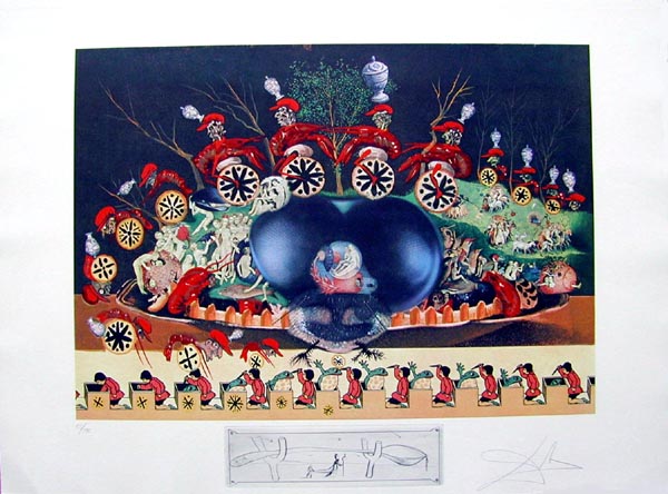 Salvador Dali - Les Diners de Gala - Atavism