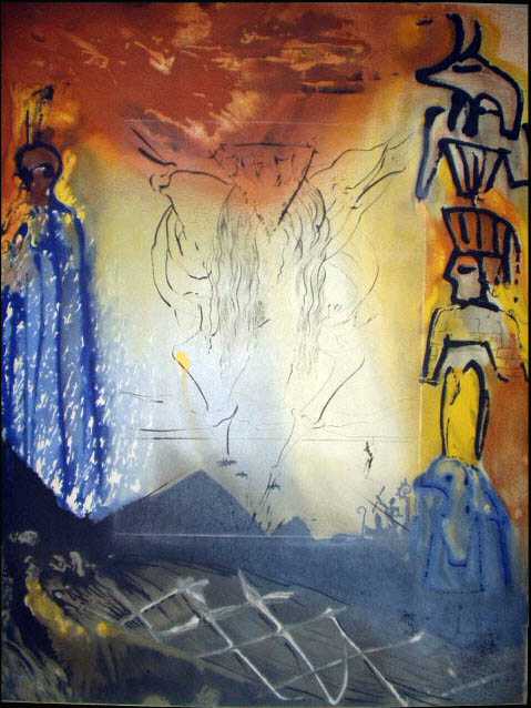 Salvador Dali - Moise et Monotheisme - Nightmare of Moses