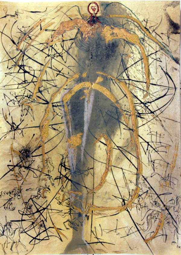 Salvador Dali - Alchimie des Philosophes - The Angel of Alchemy