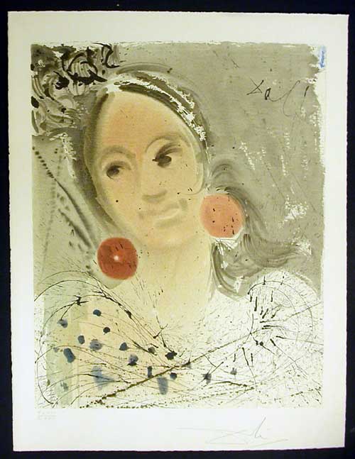 Salvador Dali - Carmen - Portrait of Carmen