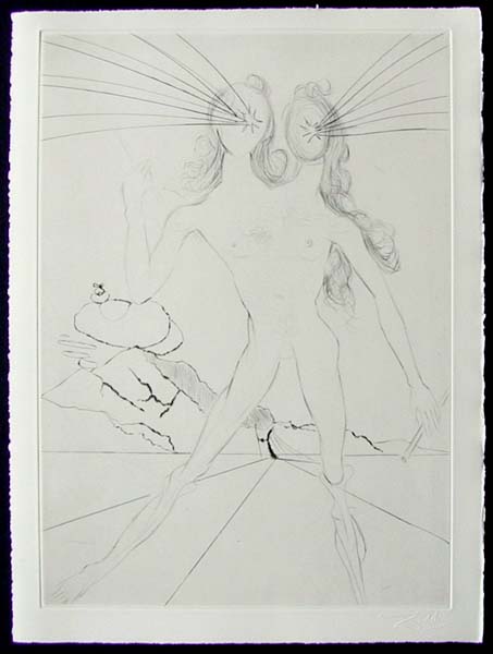 Salvador Dali - Les Amours de Cassandre - Bicephale