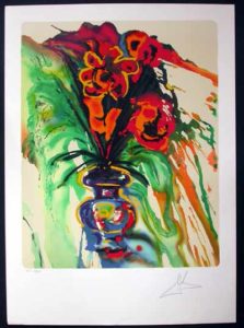 Salvador Dali - Fleurs Surrealistes (Flowers for Gala) - Gala's Bouquet