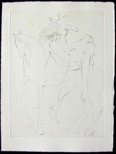 Salvador Dali - Les Amours de Cassandre - Cheval Picasso