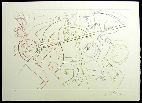 Salvador Dali - La Quete du Graal - The Sad Garde