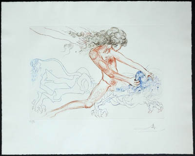 Salvador Dali - Famous Loves (Les Amours Celebres) - Samson and Delilah