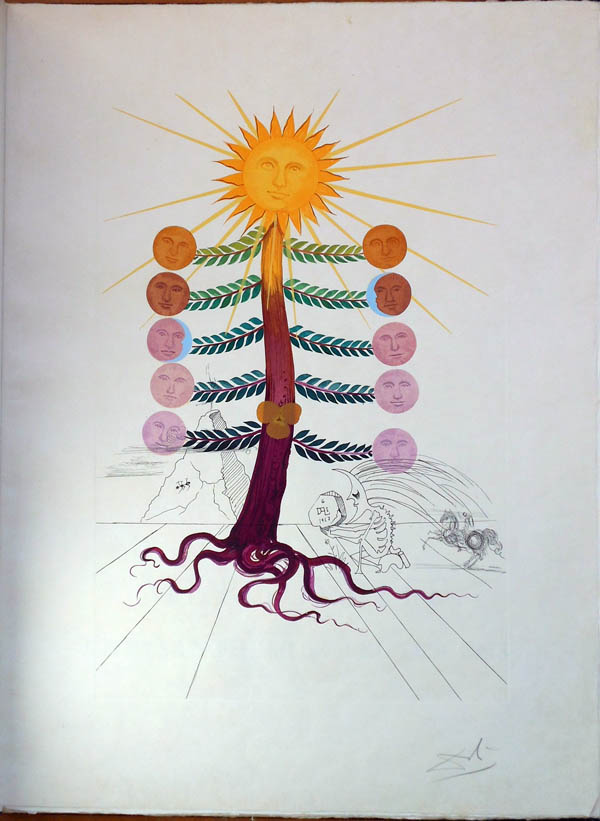 Salvador Dali - Flora Dalinae (FlorDali) - Luna Geminata(Moon)