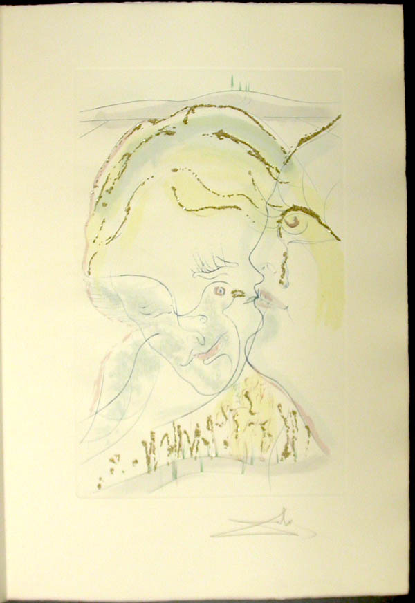 Salvador Dali - Song of Songs of Solomon - The Dovelike Eyes
