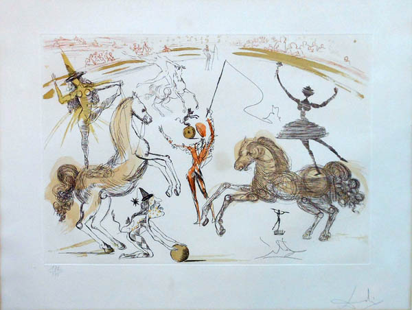 Salvador Dali - Le Cirque - Ecuyere