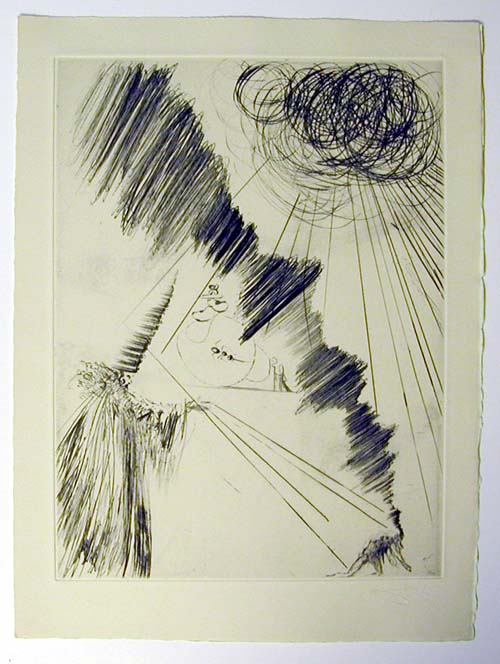 Salvador Dali - Faust - Femme au clown