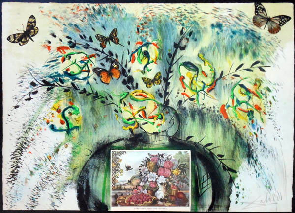 Salvador Dali - Currier & Ives - Les Fleurs et Fruite