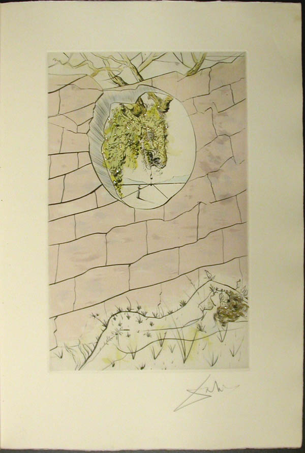 Salvador Dali - Song of Songs of Solomon - The Beloved Looks Forth
