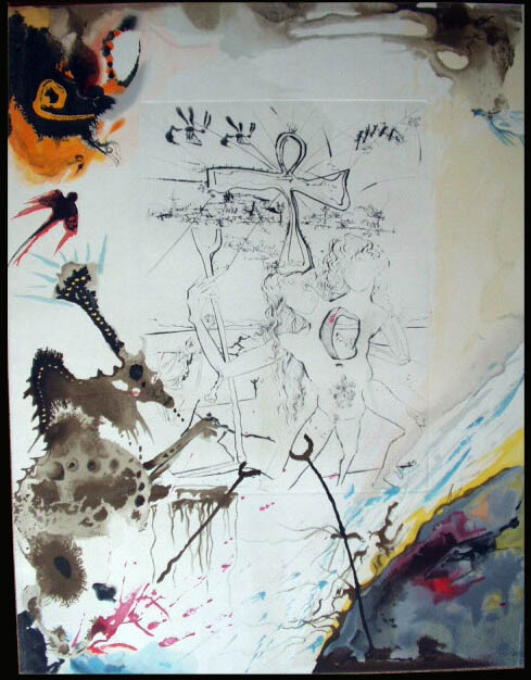 Salvador Dali - Moise et Monotheisme - Moses and Akhenaton