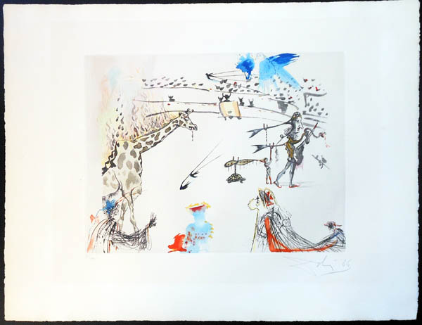 Salvador Dali - Tauromachie Surrealiste (Bullfight III) - Giraffe