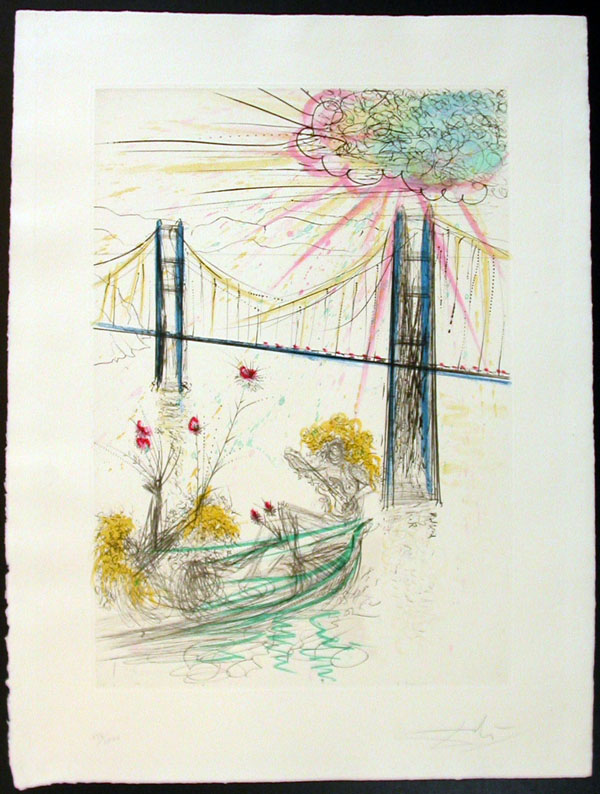 Salvador Dali - San Francisco - Golden Gate Bridge