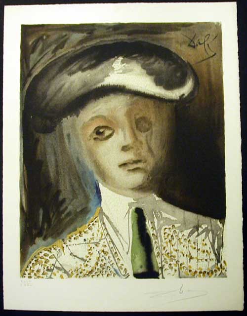 Salvador Dali - Carmen - Portrait of the Bullfighter Hero, Escamillo