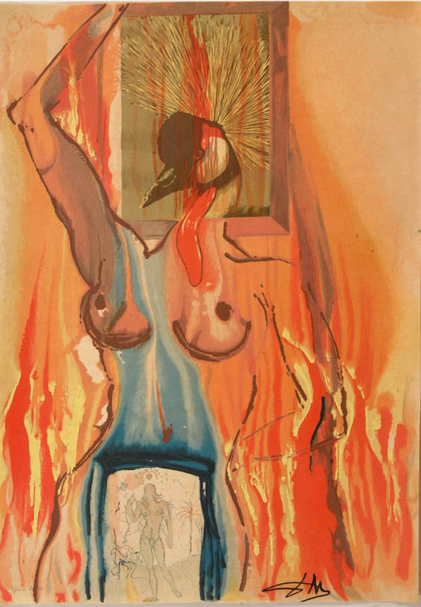Salvador Dali - Alchimie des Philosophes - The Phenix