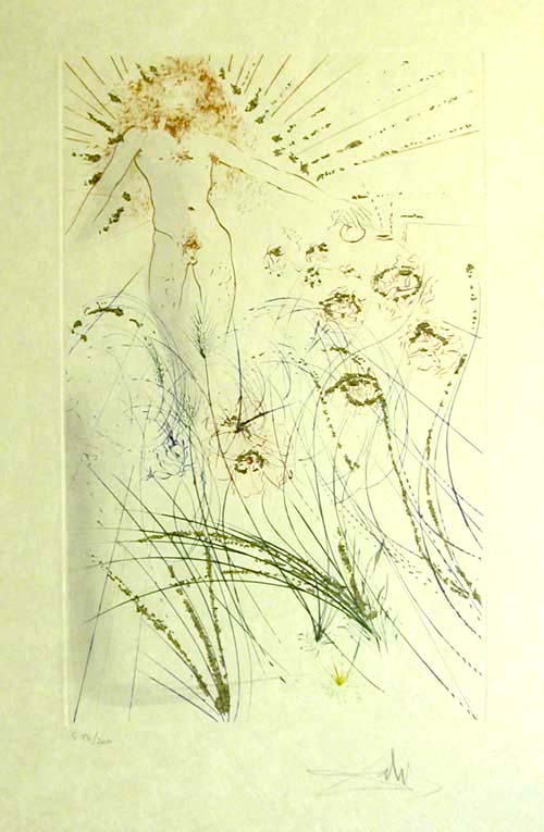 Salvador Dali - Song of Songs of Solomon - The Beloved is as Fair
