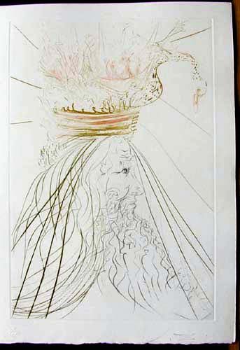 Salvador Dali - Tristan et Iseult - King Marc