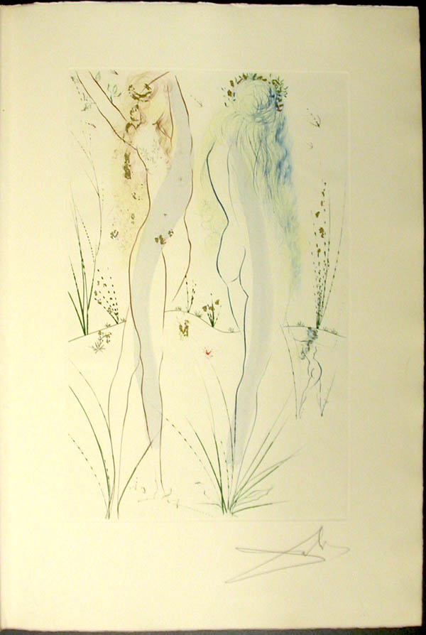 Salvador Dali - Song of Songs of Solomon - The Beloved Feeds