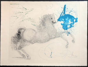 Salvador Dali - The Mythology - Pegasus