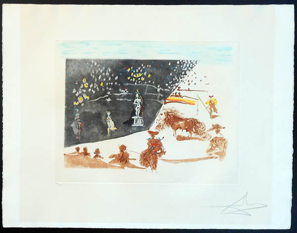 Salvador Dali - Tauromachie Surrealiste (Bullfight III) - The Statue