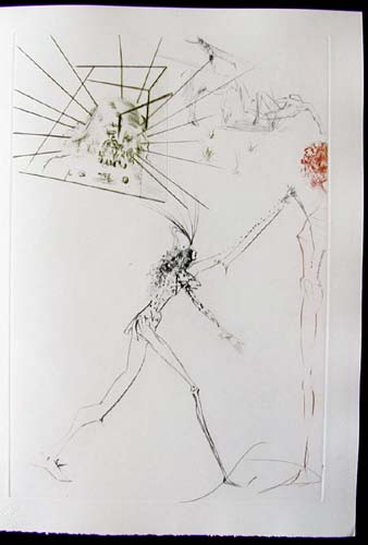 Salvador Dali - Tristan et Iseult - The three bad barons