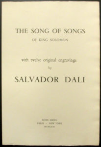 Salvador Dali - Song of Songs of Solomon - Title Page