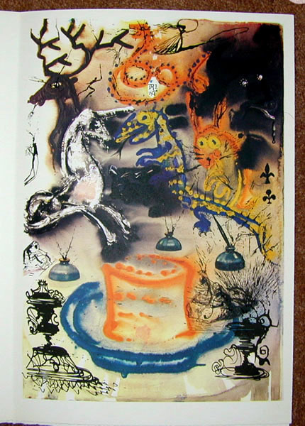Salvador Dali - Alice in Wonderland - Who Stole the Tarts