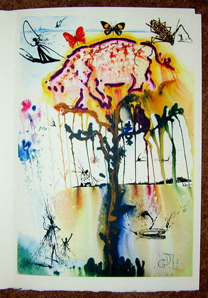 Salvador Dali - Alice in Wonderland - Pig and Pepper