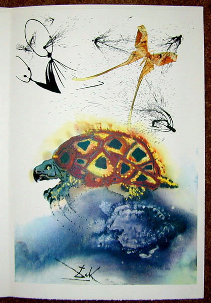 Salvador Dali - Alice in Wonderland - The Mock Turtle's Story