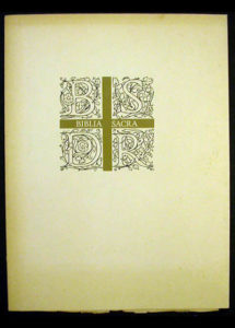 Salvador Dali - Biblia Sacra - Prospectus Cover